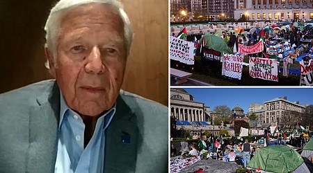 Robert Kraft calls tenured Columbia professors one of the 'biggest problems' amid protests