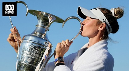 Nelly Korda's historic winning run earns her a second major championship