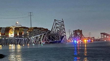 Baltimore bridge collapse live updates: Divers search after people plunge into water