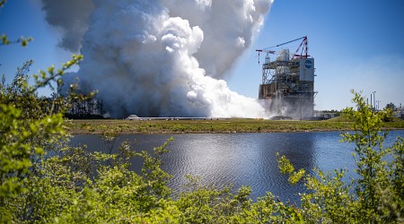 NASA Achieves Milestone for Engines to Power Future Artemis Missions