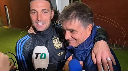Lionel Scaloni tuvo un emotivo reencuentro con Claudio Vivas, a quien señaló como su padre futbolístico