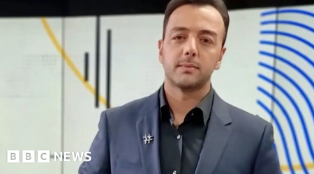 Stabbed Iranian TV host's station 'faced threats'