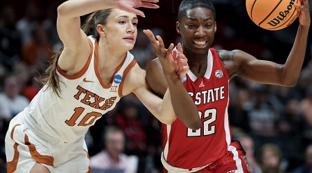 Texas, NC State Play with Different 3-Point Line Measurements in WCBB Elite 8 Game