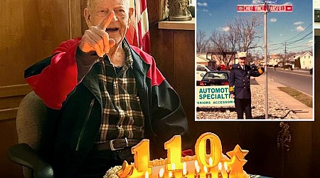 110-year-old NJ man, Vincent Dransfield, offers tips on longevity