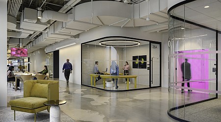 Gensler Goes Big With Experiential Clubhouse Office for Huge