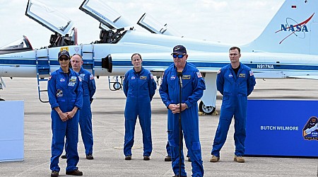 Crew of first Boeing Starliner mission arrives at Kennedy Space Center