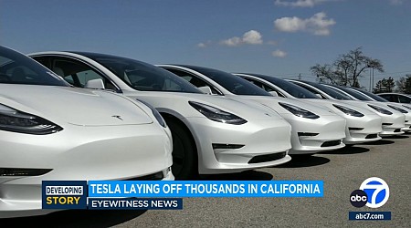 Tech giant Tesla issues 3,300 layoffs in California, cutting its workforce by 10%