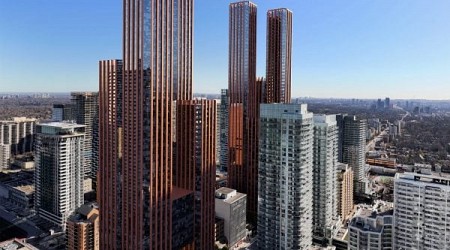 Rafael Viñoly Architects designs four skyscrapers for first Canada project