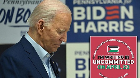 Pennsylvania Democratic primary sees 60,000 write-in votes after ‘uncommitted’ campaign against Biden