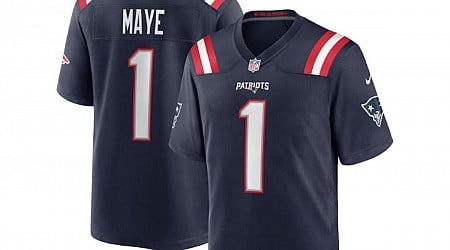 Drake Maye New England Patriots jersey: Pre-order gear for No. 3 overall pick in 2024 NFL Draft