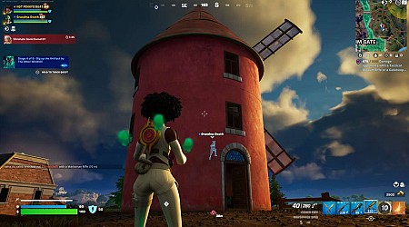 Fortnite - Under The Windmill With A View Of The Styx Location