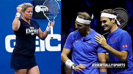 Kim Clijsters Drops Hilarious Reaction to Nostalgic Rafael Nadal Moment at Roger Federer’s Laver Cup