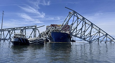 A Channel Has Opened for Vessels Clearing Wreckage at the Baltimore Bridge Collapse Site