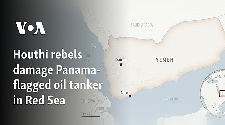 Houthi rebels damage Panama-flagged oil tanker in Red Sea