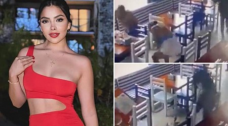Moment beauty queen is gunned down after being linked to Ecuadorian gang boss