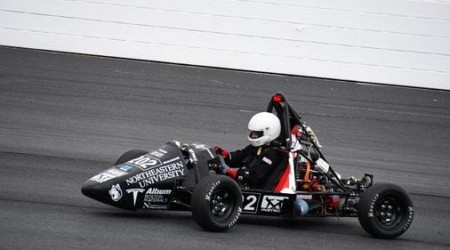 Gas-free racecars hitting the New Hampshire Motor Speedway