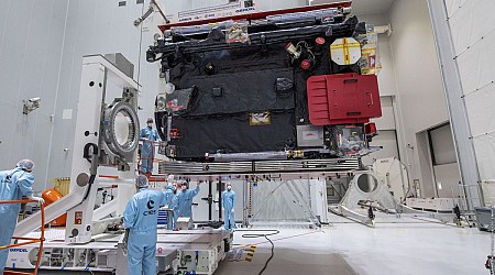 Europe's JUICE Jupiter spacecraft arrives at launch site