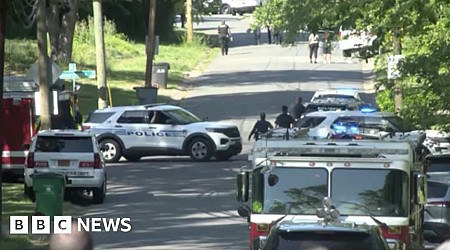 Three US police officers shot dead in home siege