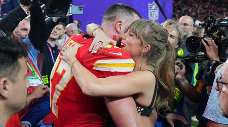 NFL Fans Hype Travis Kelce's Chiefs Contract with Memes of Taylor Swift Celebrating