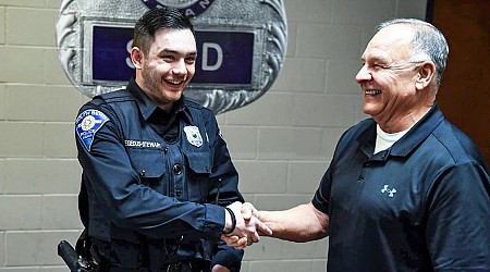 Indiana officer reunited by chance with man who was abandoned infant he found 2 decades earlier
