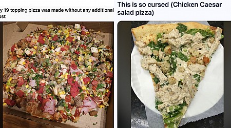 'My 19 topping pizza': 20 Frightfully flavored pizza pies