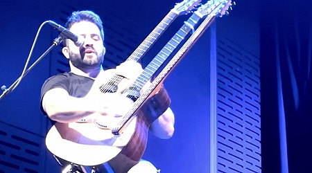 Musician Luca Stricagnoli Explains His Unique Custom Triple Neck Reverse Slide Guitar