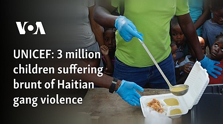 UNICEF: 3 million children suffering brunt of Haitian gang violence