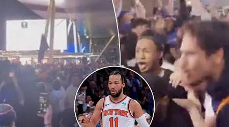 Knicks fans go nuts again after Game 1 win over Pacers
