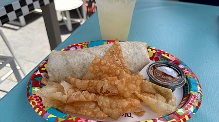 REVIEW: Orange Chicken Burrito and Lychee Pear Refresher for AAPI Heritage Month at Studio Catering Co.