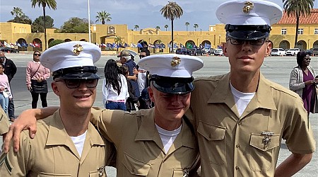 Marines plan to skip D60 graduation after district says uniforms must be covered by cap and gown