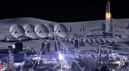 China publicó un vídeo de cómo será su base lunar en 2045 y contiene un detalle bastante extraño