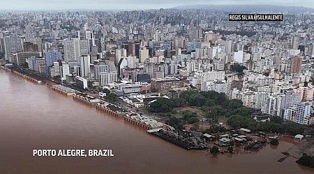 Aerial images show devastation of deadly Brazil floods