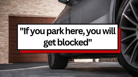 ‘Enjoy your long walk home’: Resident blocks man's car after he parks it in their private spot, forcing man to abandon his car and find another way home