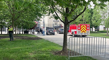 Person named who fell from Ohio Stadium stands during graduation