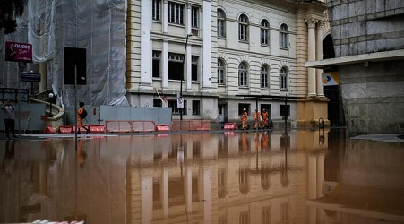 Oltre 700 sfollati dalle loro case in Uruguay per le inondazioni