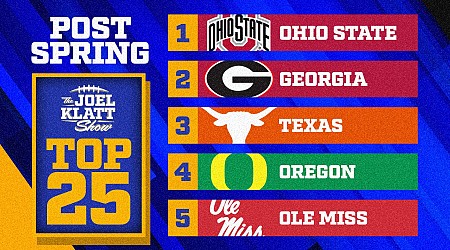 Joel Klatt's 2024 post-spring top 25 rankings: Ohio State, Georgia on top