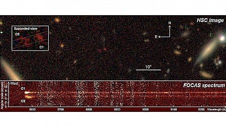 Astronomers discover merging twin quasars