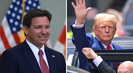 Ron DeSantis Speaks Out on Donald Trump's Voting Rights