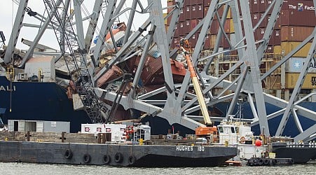 Controlled demolition planned at Baltimore bridge collapse site