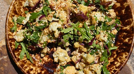 Roasted Cauliflower with Tahini