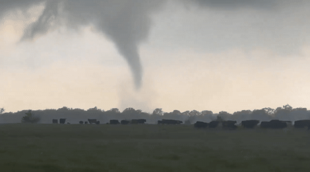 Funnel Cloud Swirls in North Texas as Severe Weather Sweeps Region