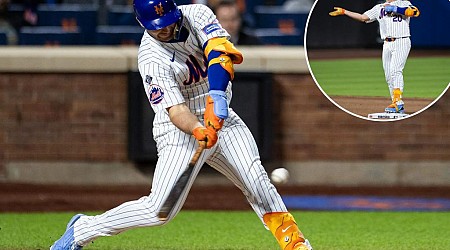 Mets' Pete Alonso delivers clutch pinch-hit double one day after injury scare