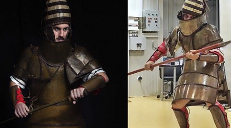 Bizarre armor from Mycenaean Greece turns out to have been effective