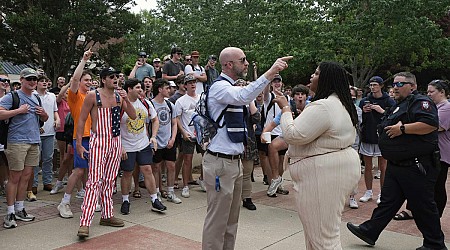 Pro-Palestinian protest at Ole Miss ends in heated confrontation