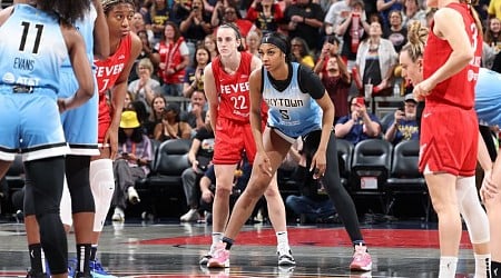 Caitlin Clark and Angel Reese face off in first WNBA game as Indiana Fever hold on to beat Chicago Sky in Commissioner’s Cup