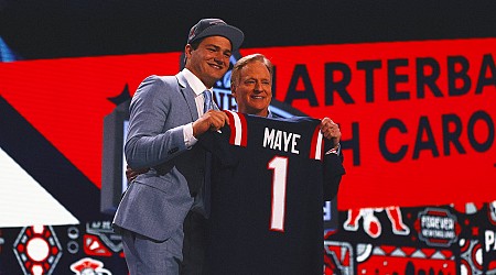 Patriots officially sign 1st-round draft pick, QB Drake Maye, to rookie contract