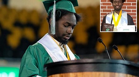 Homeless student graduates Louisiana high school as valedictorian