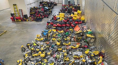 Carpenter uses AirTag to locate huge trove of stolen tools