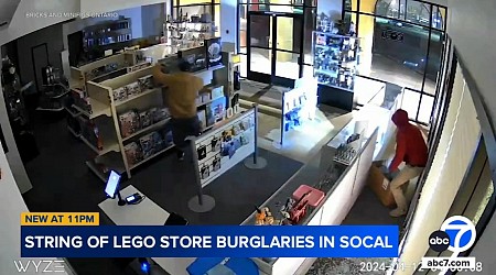 Thieves target several SoCal LEGO shops in string of burglaries