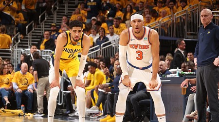 Video: Knicks' Josh Hart Jokes About Haliburton, Pacers Getting Swept by Celtics